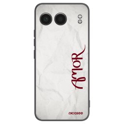 Fekete szilikon tok az alábbi mobiltelefonokra OnePlus Nord 4 - Amor