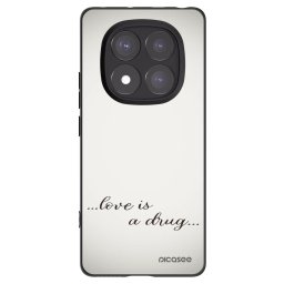 Fekete szilikon tok az alábbi mobiltelefonokra Xiaomi Redmi Note 14 Pro+ 5G - Love is a drug