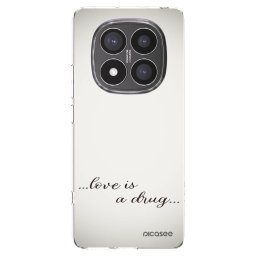Átlátszó szilikon tok az alábbi mobiltelefonokra Xiaomi Redmi Note 14 Pro+ 5G - Love is a drug