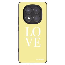Fekete szilikon tok az alábbi mobiltelefonokra Xiaomi Redmi Note 14 Pro 5G - Love
