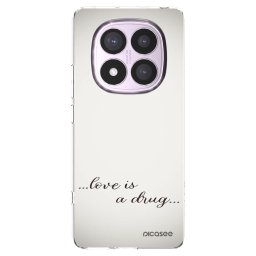 Átlátszó szilikon tok az alábbi mobiltelefonokra Xiaomi Redmi Note 14 Pro 5G - Love is a drug