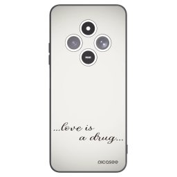Fekete szilikon tok az alábbi mobiltelefonokra Xiaomi Redmi 14C - Love is a drug