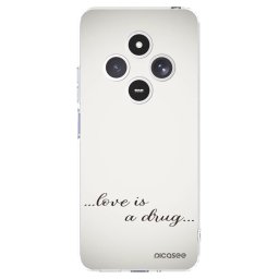 Átlátszó szilikon tok az alábbi mobiltelefonokra Xiaomi Redmi 14C - Love is a drug