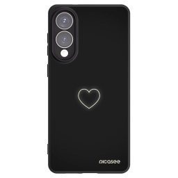 Fekete szilikon tok az alábbi mobiltelefonokra Samsung Galaxy S25 Edge 5G - Heart