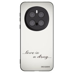 Fekete szilikon tok az alábbi mobiltelefonokra Honor Magic7 Pro 5G - Love is a drug