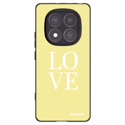 Fekete szilikon tok az alábbi mobiltelefonokra Xiaomi Redmi Note 14 Pro 4G - Love