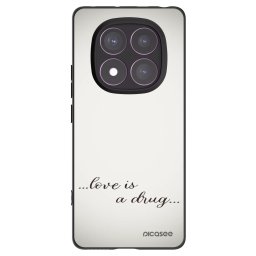 Fekete szilikon tok az alábbi mobiltelefonokra Xiaomi Redmi Note 14 Pro 4G - Love is a drug