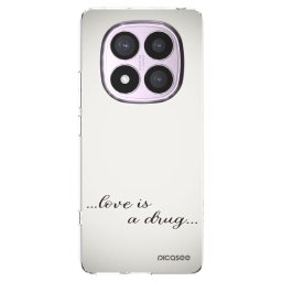 Átlátszó szilikon tok az alábbi mobiltelefonokra Xiaomi Redmi Note 14 Pro 4G - Love is a drug
