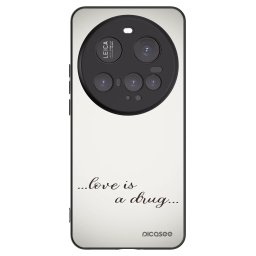 Fekete szilikon tok az alábbi mobiltelefonokra Xiaomi 15 Ultra - Love is a drug