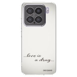 Átlátszó szilikon tok az alábbi mobiltelefonokra Xiaomi 15 - Love is a drug