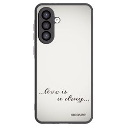 Fekete szilikon tok az alábbi mobiltelefonokra Samsung Galaxy A26 5G A266B - Love is a drug