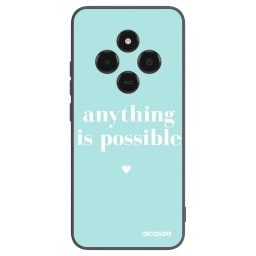 Fekete szilikon tok az alábbi mobiltelefonokra Xiaomi Poco C75 - Anything is possible