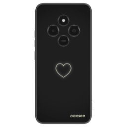 Fekete szilikon tok az alábbi mobiltelefonokra Xiaomi Poco C75 - Heart