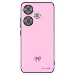 Fekete szilikon tok az alábbi mobiltelefonokra Xiaomi Poco F6 - Blush bow