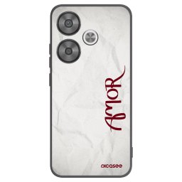 Fekete szilikon tok az alábbi mobiltelefonokra Xiaomi Poco F6 - Amor