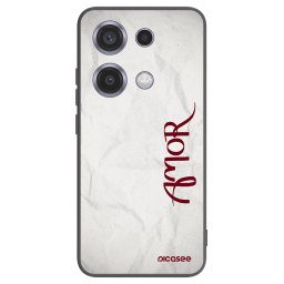 Fekete szilikon tok az alábbi mobiltelefonokra Xiaomi Redmi Note 14S - Amor