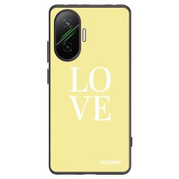Fekete szilikon tok az alábbi mobiltelefonokra Xiaomi Poco F7 5G - Love