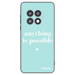 Fekete szilikon tok az alábbi mobiltelefonokra OnePlus 13 5G - Anything is possible