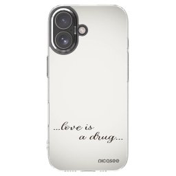 Átlátszó szilikon tok az alábbi mobiltelefonokra Apple iPhone 17 - Love is a drug
