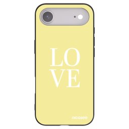 Fekete szilikon tok az alábbi mobiltelefonokra Apple iPhone Air - Love