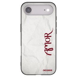 Fekete szilikon tok az alábbi mobiltelefonokra Apple iPhone Air - Amor