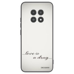 Fekete szilikon tok az alábbi mobiltelefonokra Realme 12X - Love is a drug