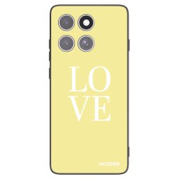 Fekete szilikon tok az alábbi mobiltelefonokra Motorola Edge 60 Pro - Love