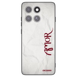 Fekete szilikon tok az alábbi mobiltelefonokra Motorola Edge 60 Pro - Amor