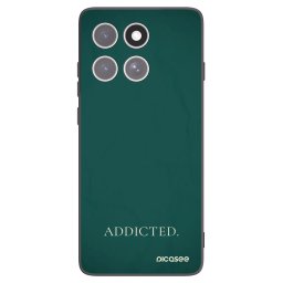 Fekete szilikon tok az alábbi mobiltelefonokra Motorola Edge 60 Pro - Addicted