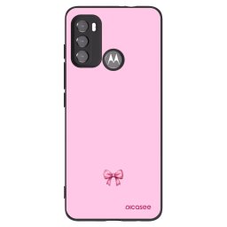 Fekete szilikon tok az alábbi mobiltelefonokra Motorola Edge 60 5G - Blush bow