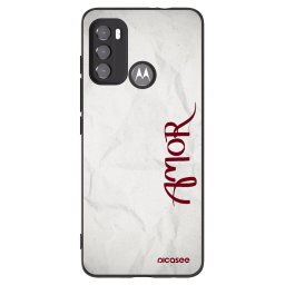 Fekete szilikon tok az alábbi mobiltelefonokra Motorola Edge 60 5G - Amor