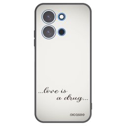 Fekete szilikon tok az alábbi mobiltelefonokra Xiaomi Redmi 15C 4G - Love is a drug
