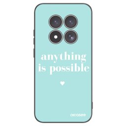 Fekete szilikon tok az alábbi mobiltelefonokra Xiaomi Redmi Note 15 Pro 4G - Anything is possible