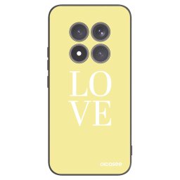 Fekete szilikon tok az alábbi mobiltelefonokra Xiaomi Redmi Note 15 Pro+ - Love
