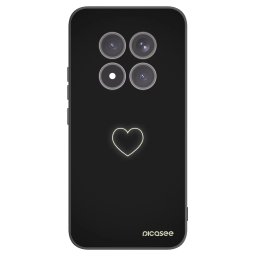 Fekete szilikon tok az alábbi mobiltelefonokra Xiaomi Redmi Note 15 Pro+ - Heart