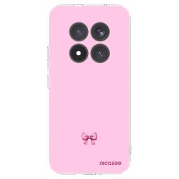 Átlátszó szilikon tok az alábbi mobiltelefonokra Xiaomi Redmi Note 15 Pro+ - Blush bow