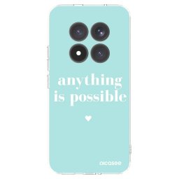 Átlátszó szilikon tok az alábbi mobiltelefonokra Xiaomi Redmi Note 15 Pro+ - Anything is possible
