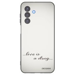Fekete szilikon tok az alábbi mobiltelefonokra Samsung Galaxy A17 5G - Love is a drug