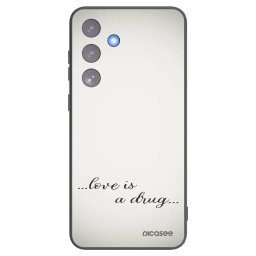 Fekete szilikon tok az alábbi mobiltelefonokra Samsung Galaxy S25 FE 5G - Love is a drug