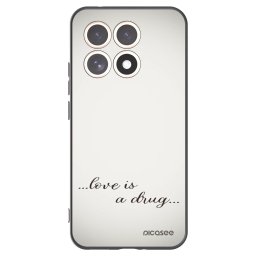 Fekete szilikon tok az alábbi mobiltelefonokra Xiaomi 15T - Love is a drug