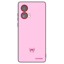 Fekete szilikon tok az alábbi mobiltelefonokra Motorola Edge 50 Fusion - Blush bow