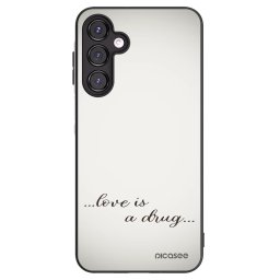 Fekete szilikon tok az alábbi mobiltelefonokra Samsung Galaxy A16 4G - Love is a drug