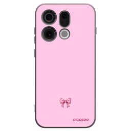 Fekete szilikon tok az alábbi mobiltelefonokra OPPO Find X9 - Blush bow