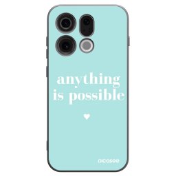 Fekete szilikon tok az alábbi mobiltelefonokra OPPO Find X9 - Anything is possible