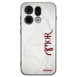 Fekete szilikon tok az alábbi mobiltelefonokra OPPO Find X9 - Amor