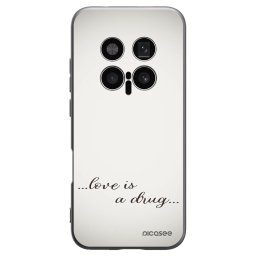 Fekete szilikon tok az alábbi mobiltelefonokra Honor Magic8 Pro 5G - Love is a drug