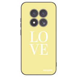 Fekete szilikon tok az alábbi mobiltelefonokra Xiaomi Redmi Note 15 Pro 5G - Love