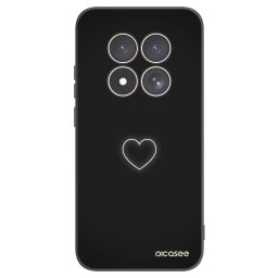 Fekete szilikon tok az alábbi mobiltelefonokra Xiaomi Redmi Note 15 Pro 5G - Heart