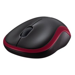 Logitech Wireless Mouse M185, piros