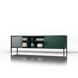 Jan Nowak(R) ROSARIA XL fém TV-szekrény 1700 × 400 × 500 mm, Modern zöld